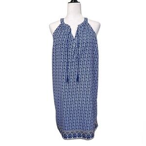 🆕 Fleur Bleue Printed Tassel Dress